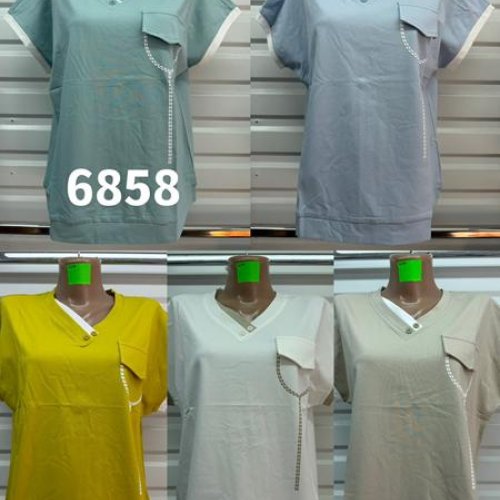 Футболка Gertie (48-58) 6858 l.blue (лето) Gertie 6858 l.blue