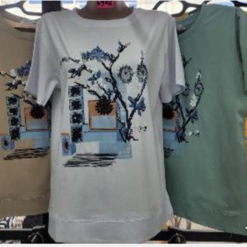 Футболка Gertie (XL-5XL) 6902-0 beige (лето) Gertie 6902-0 beige