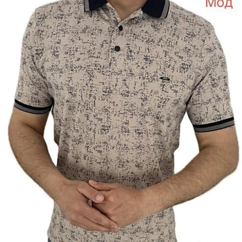 Футболка Надийка (M-2XL) ND1006-11 beige (лето) Надийка ND1006-11 beige