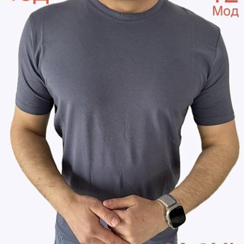 Футболка Надийка (M-2XL) ND1021-12 d.grey (лето) Надийка ND1021-12 d.grey