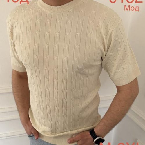 Футболка Надийка (M-2XL) ND1052-0132 l.beige (лето) Надийка ND1052-0132 l.beige