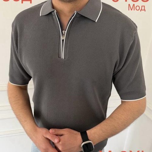 Футболка Надийка (M-2XL) ND1058-0133 d.grey (лето) Надийка ND1058-0133 d.grey