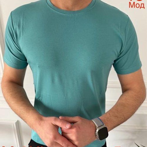 Футболка Надийка (M-3XL) ND1064-15 green (лето) Надийка ND1064-15 green