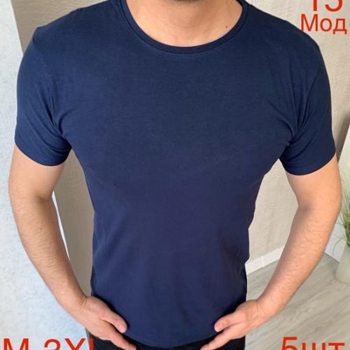 Футболка Надийка (M-3XL) ND1066-15 navy (лето) Надийка ND1066-15 navy