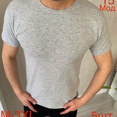 Футболка Надийка (M-3XL) ND1069-15 grey (лето) Надийка ND1069-15 grey