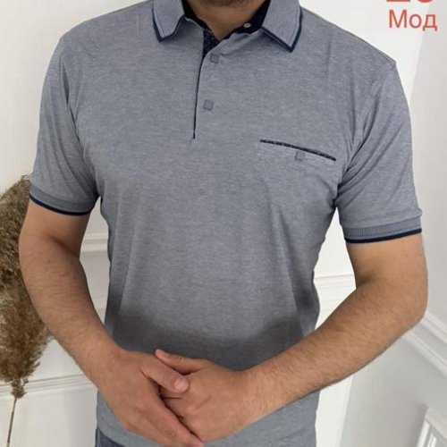 Футболка Надийка (L-3XL) ND1081-29 grey (лето) Надийка ND1081-29 grey