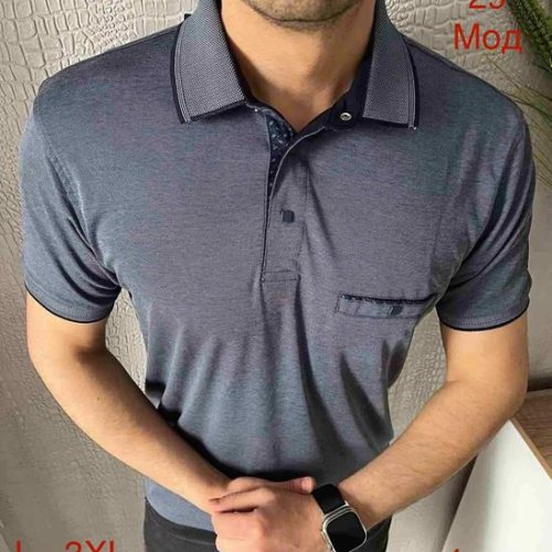 Футболка Надийка (L-3XL) ND1083-29 blue (лето) Надийка ND1083-29 blue