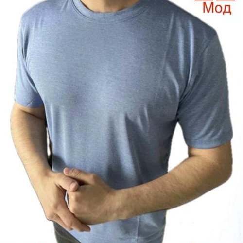 Футболка Надийка (L-3XL) ND1086-22 l.blue (лето) Надийка ND1086-22 l.blue