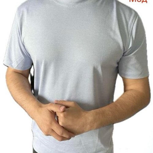 Футболка Надийка (L-3XL) ND1087-22 l.grey (лето) Надийка ND1087-22 l.grey