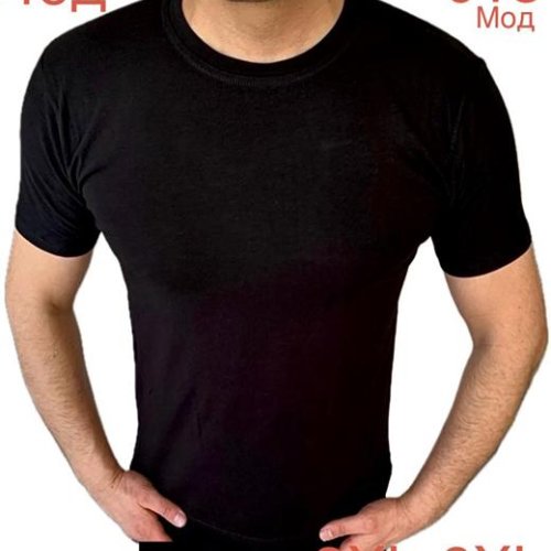 Футболка Надийка (2XL-6XL) ND1099-015 black (лето) Надийка ND1099-015 black