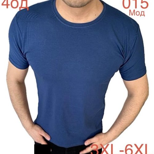 Футболка Надийка (2XL-6XL) ND1100-015 navy (лето) Надийка ND1100-015 navy