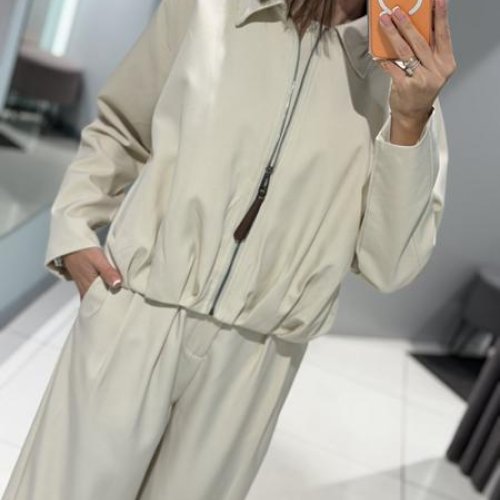 Куртка Comod (S-XL) 2059 milk (деми) Comod 2059 milk