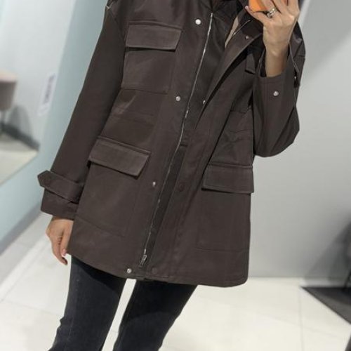 Куртка Comod (S-2XL) 8803 chocolate (деми) Comod 8803 chocolate