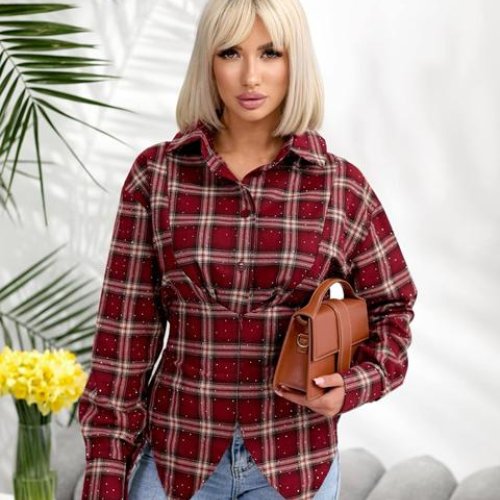 Рубашка Lelis (one size) 1124 red (деми) Lelis 1124 red