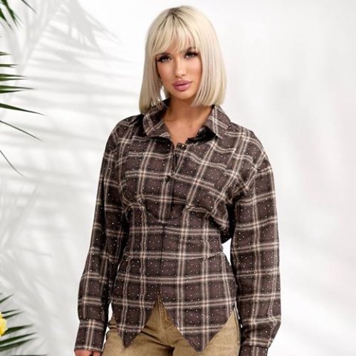 Рубашка Lelis (one size) 1124 brown (деми) Lelis 1124 brown