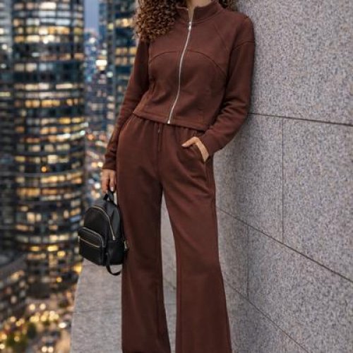 Костюм спорт Major (S-L) 7751 chocolate (деми) Major 7751 chocolate
