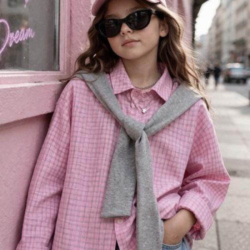 Рубашка Major (130-170) FT2A22001 pink (деми) Major FT2A22001 pink