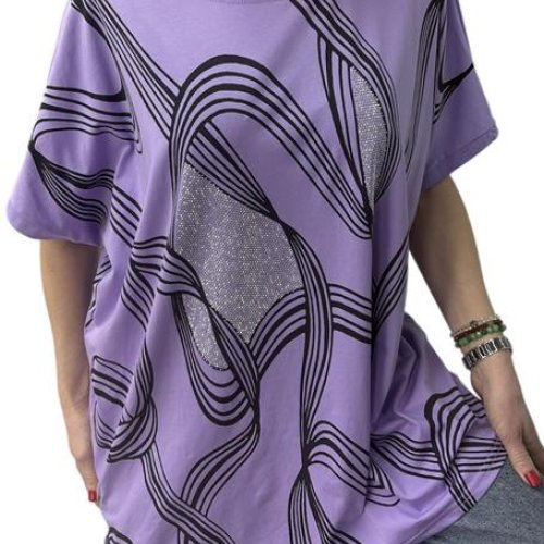 Футболка LeVisha (48-52) 26010 lilac (лето) LeVisha 26010 lilac