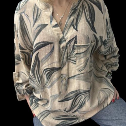 Блузка LeVisha (50-56) 26024-1 beige (деми) LeVisha 26024-1 beige