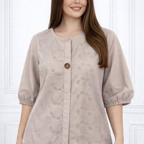 Блузка LeVisha (52-54) 26030 beige (лето) LeVisha 26030 beige