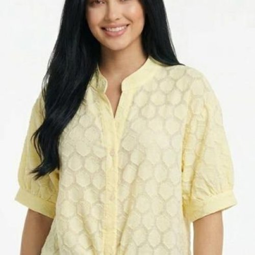 Блузка LeVisha (48-52) 26119 yellow (лето) LeVisha 26119 yellow