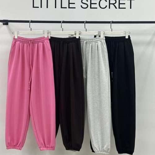 Штаны спорт Little Secret (S-L) 1056 pink (деми) Little Secret 1056 pink