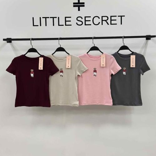 Футболка Little Secret (S-L) 500079 wine (лето) Little Secret 500079 wine