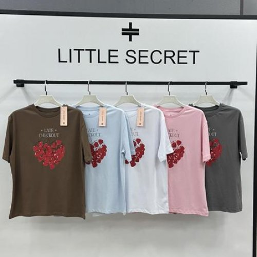 Футболка Little Secret (one size) 500454 d.grey (лето) Little Secret 500454 d.grey