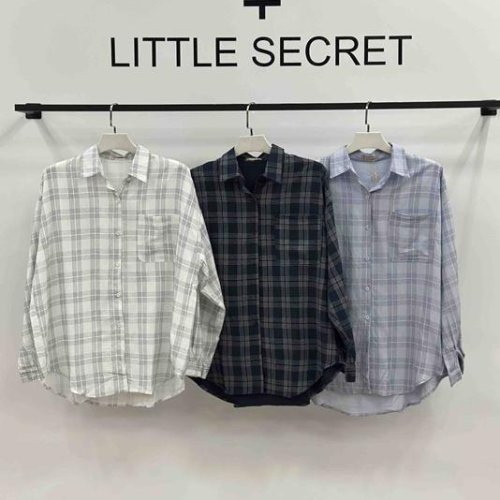 Рубашка Little Secret (one size) 7062 black (деми) Little Secret 7062 black