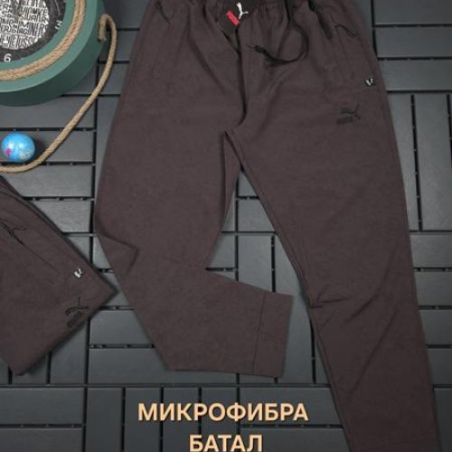 Штаны спорт Verton (2XL-6XL) W26589 brown (деми) Verton W26589 brown
