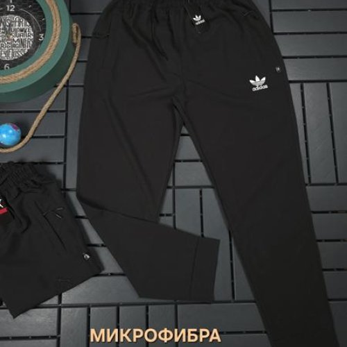 Штаны спорт Verton (2XL-6XL) W26592 black (деми) Verton W26592 black