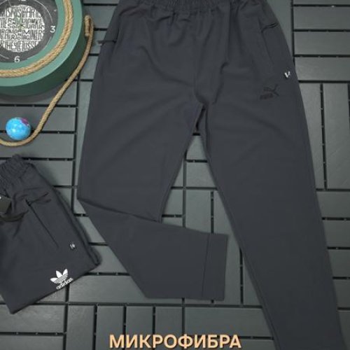 Штаны спорт Verton (2XL-6XL) W26594A d.grey (деми) Verton W26594A d.grey