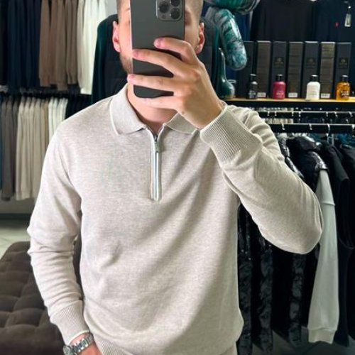 Свитер Vip Stendo (M-2XL) 054 beige (деми) Vip Stendo 054 beige