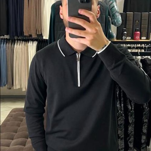 Свитер Vip Stendo (M-2XL) 054 black (деми) Vip Stendo 054 black