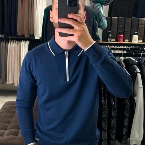 Свитер Vip Stendo (M-2XL) 054 navy (деми) Vip Stendo 054 navy