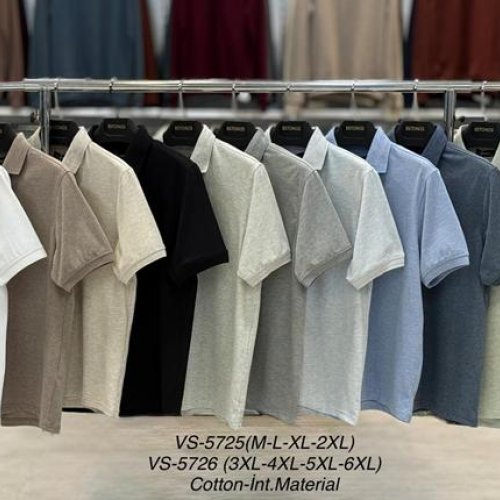 Футболка Vip Stendo (3XL-6XL) 5726 d.grey (лето) Vip Stendo 5726 d.grey