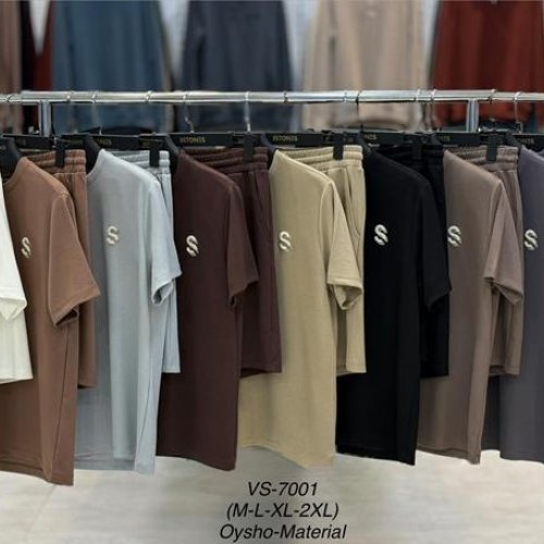 Костюм Vip Stendo (M-2XL) 7001 d.beige (лето) Vip Stendo 7001 d.beige