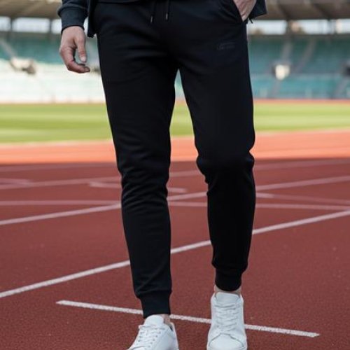 Штаны спорт Vip Stendo (L-2XL) VP52 black (деми) Vip Stendo VP52 black