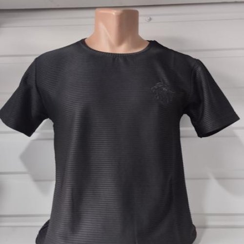 Футболка Panda (M-2XL) 1593 black (лето) Panda 1593 black