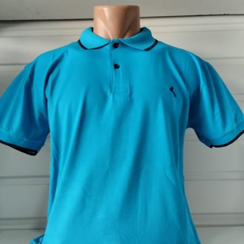 Футболка Panda (M-3XL) 1640 l.blue (лето) Panda 1640 l.blue