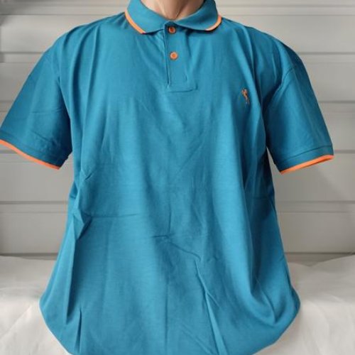 Футболка Panda (4XL-8XL) 1687 l.blue (лето) Panda 1687 l.blue