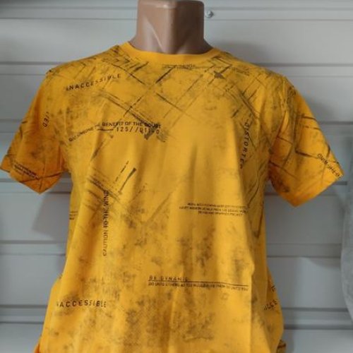 Футболка Panda (S-2XL) 1702 yellow (лето) Panda 1702 yellow