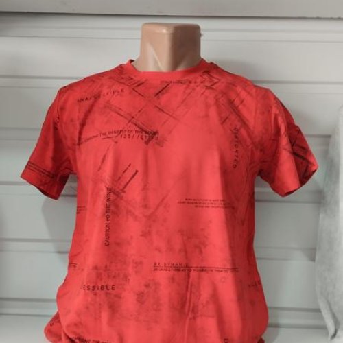 Футболка Panda (S-2XL) 1703 red (лето) Panda 1703 red