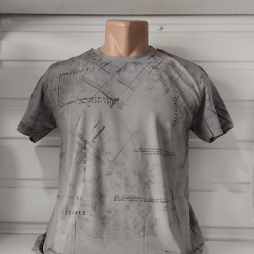 Футболка Panda (S-2XL) 1706 grey (лето) Panda 1706 grey