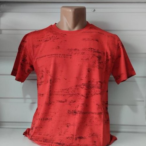 Футболка Panda (S-2XL) 1709 red (лето) Panda 1709 red