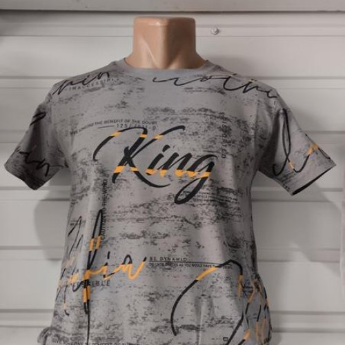 Футболка Panda (S-2XL) 1723 grey (лето) Panda 1723 grey