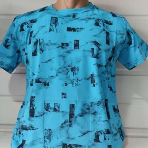 Футболка Panda (S-2XL) 1724 l.blue (лето) Panda 1724 l.blue