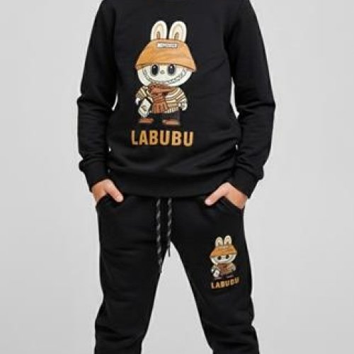 Костюм спорт Dino (4-8) DN143 black (деми) Dino DN143 black