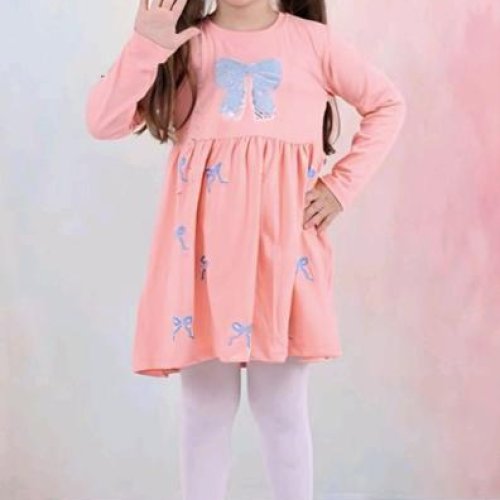 Платье Dino (3-7) DN175 peach (деми) Dino DN175 peach