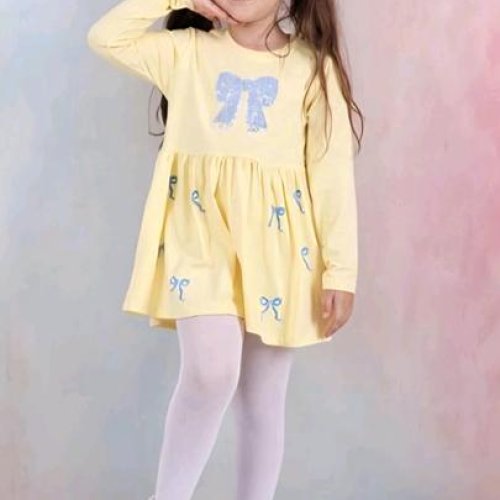 Платье Dino (3-7) DN176 yellow (деми) Dino DN176 yellow